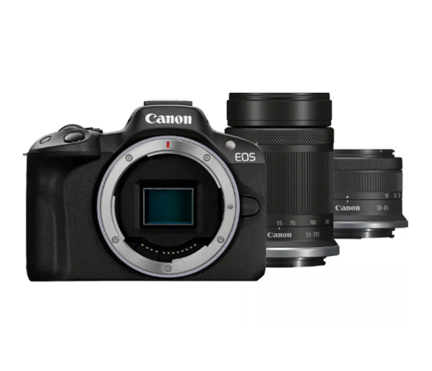 CANON EOS R50 + RF-S 18-45mm IS STM + RF-S 55-210mm IS STM 5811C023 - 1129837 - zdjęcie